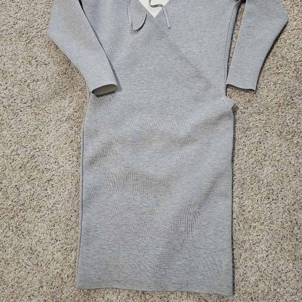 Gucci Wool-Blend Gray Stretch Dress Size S NWT - Picture 16 of 16